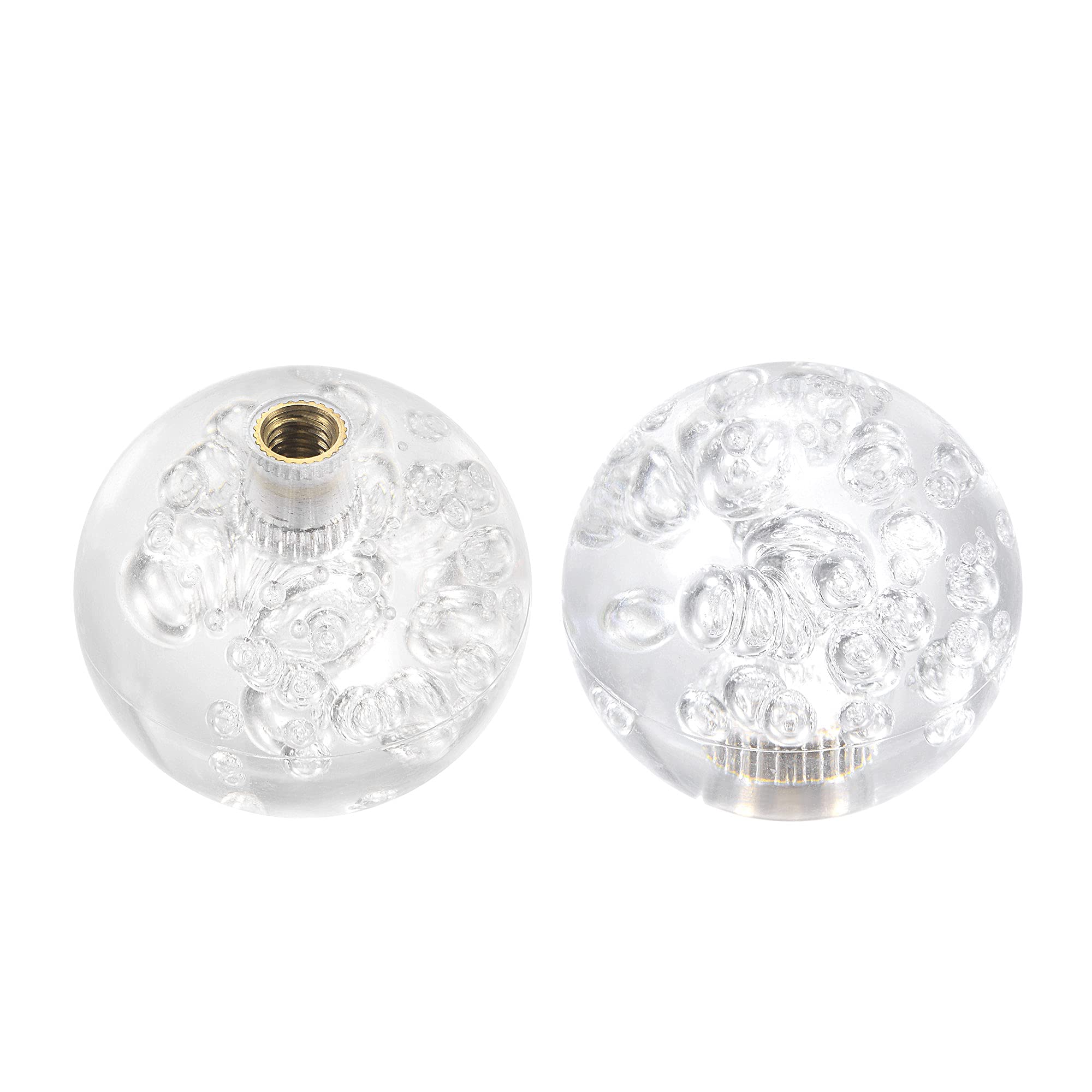 MECCANIXITY Uchwyt Joystick Top Ball Head M6 przezroczysty łatwy w instalacji do gry zręcznościowej, 2 szt