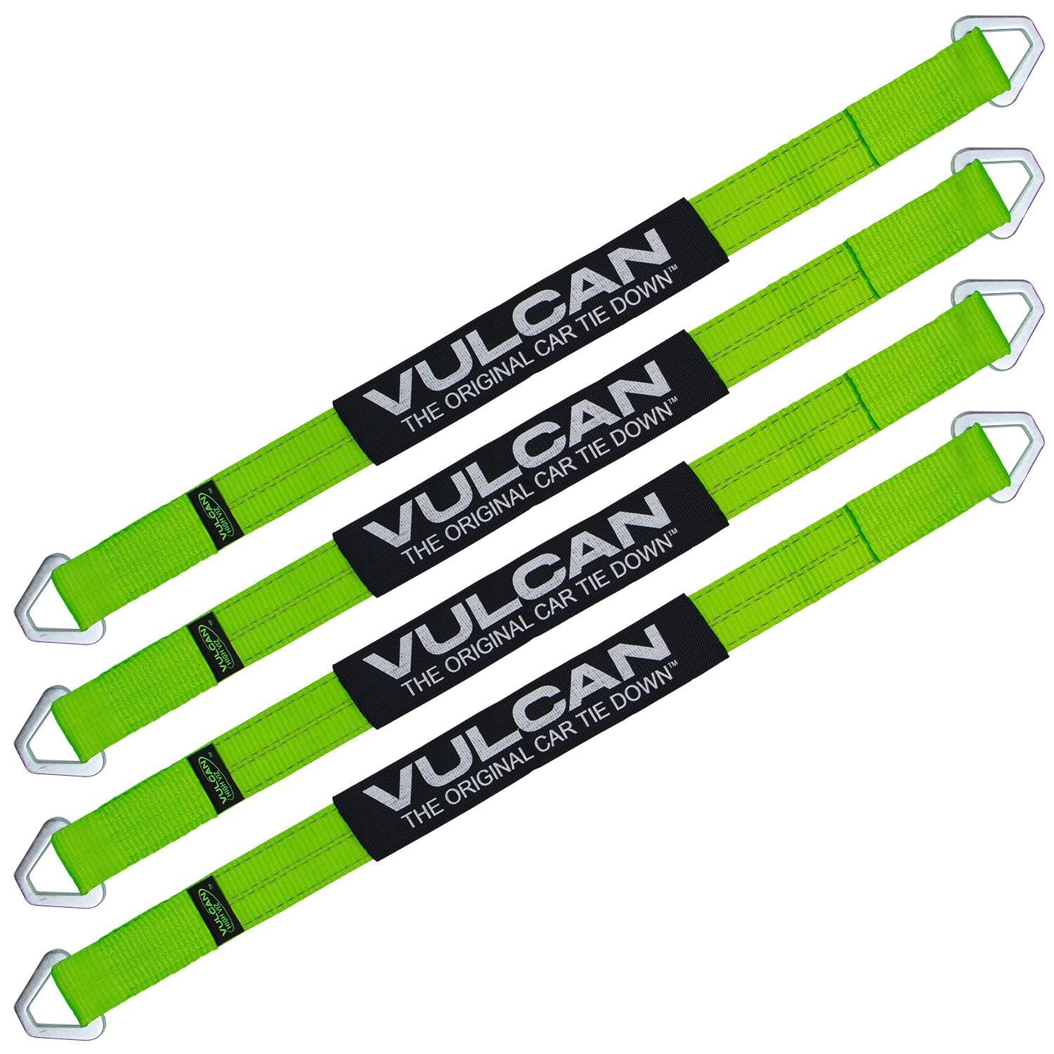 VULCAN Car Tie Down Straps - 4 Pack, 3300 lb Safe Load -13
