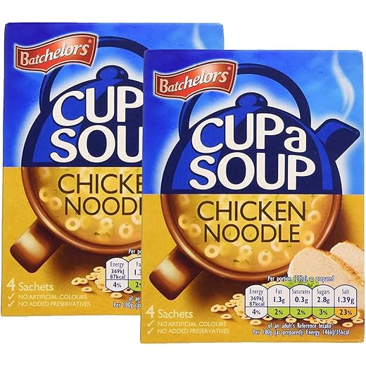 Batchelors Chicken Noodle Soup Sachets - 2 Pack 94g 94 g