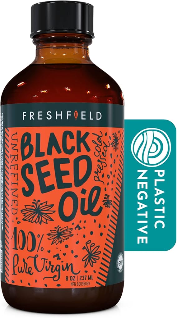 Freshfield Black Seed Oil Vegan Friendly Up to 3X The Thymoquinone