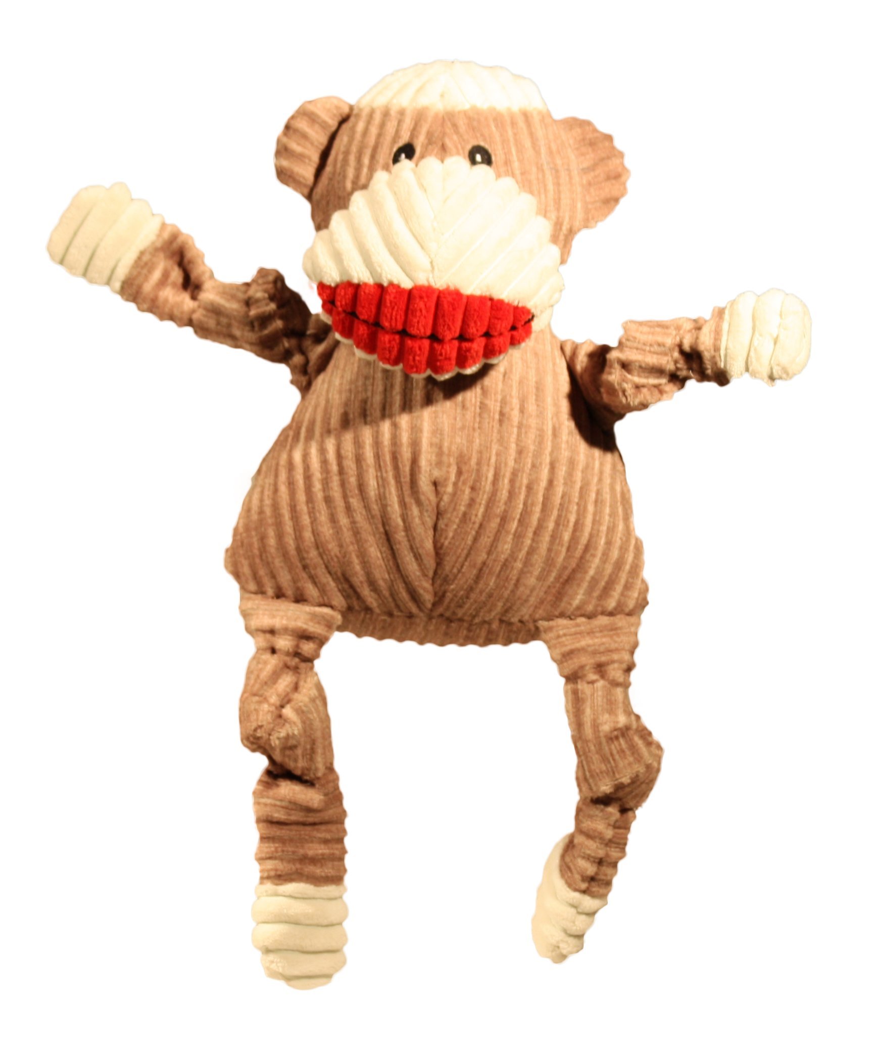 HuggleHounds 10523 Jouet en Peluche Velours côtelé Durable Singe Taille L