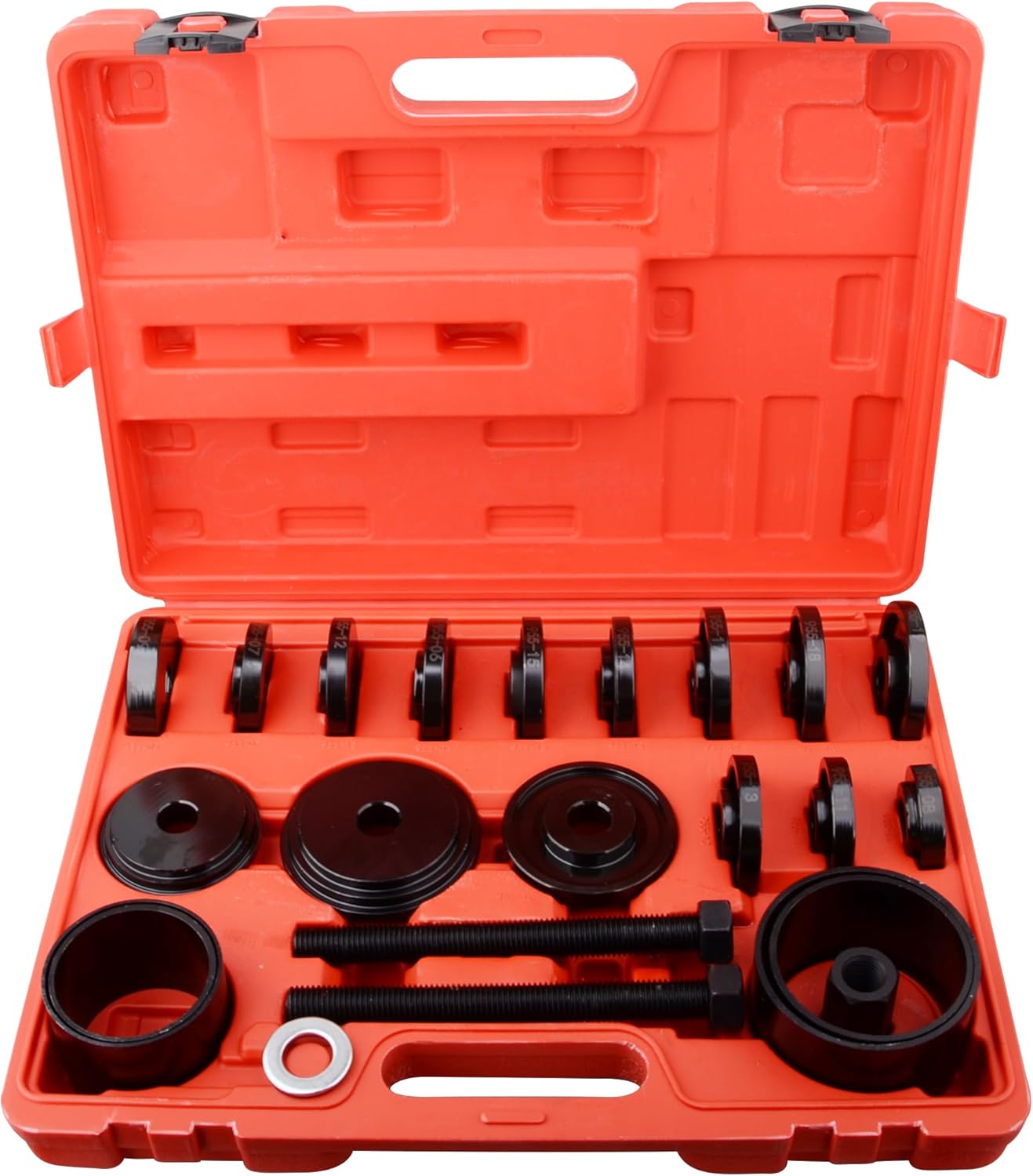 DAYUAN 24pcs FWD Front Wheel Drive Bearing Removal Tool, Wheel Bearing Press Kit Bearing Adapters Bearing Installer Tool