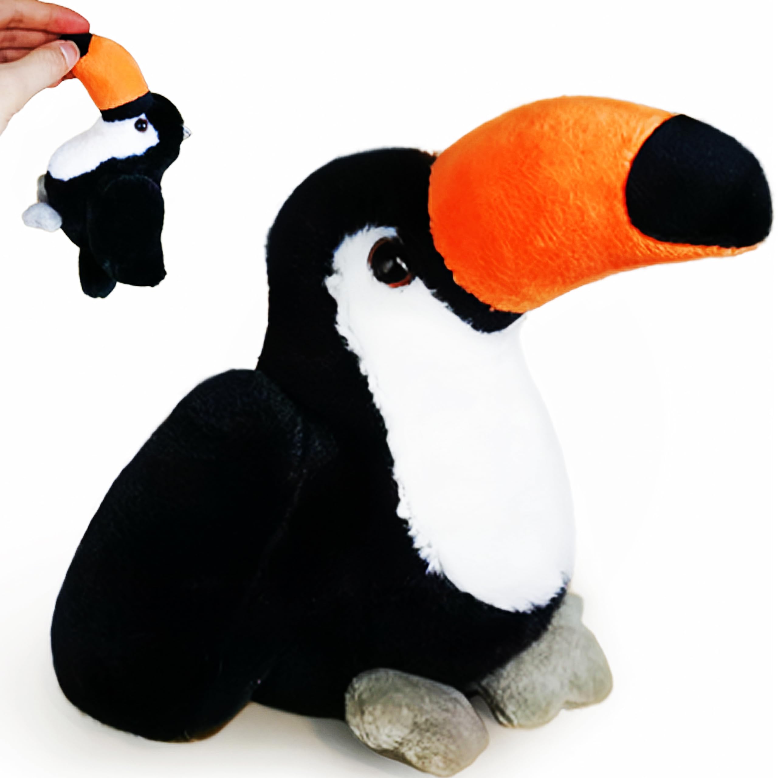 Kawaite Cuddly Toucan Stuffed Animal Bird Plush Toys for Kids, Teens, Toddlers, Cute Bird Stuffed Animals Toy for Easter Basket Stuffers, Christmas