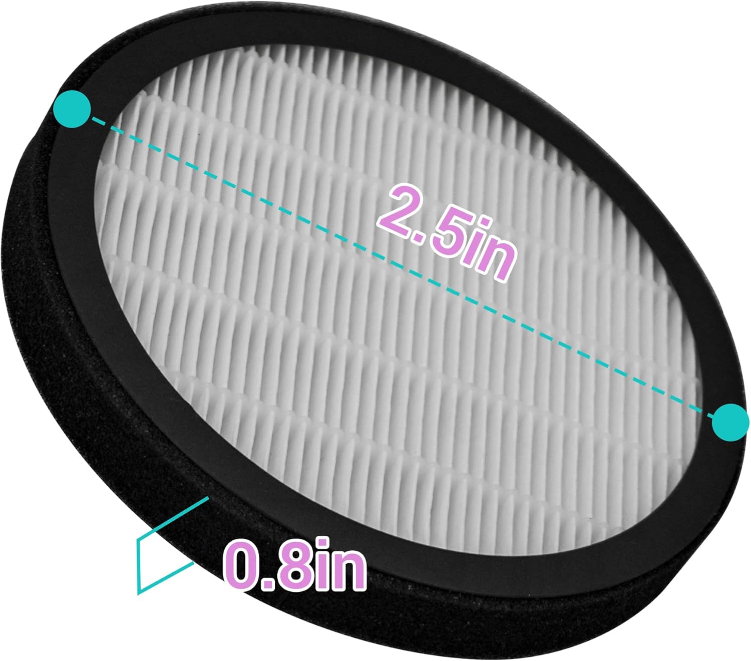 MB-032 Replacement Filter Compatible with TDBYWAE MB-032 Air Purifier, 3-in-1 filtration with Activated Carbon Filter, 4 Count - Image 4