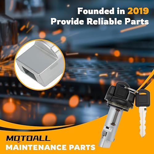 Miniatura 6 de MOTOALL Cilindro de bloqueo del interruptor de la llave de encendido para CHEVY GMC C K Pickup 95 96 97
