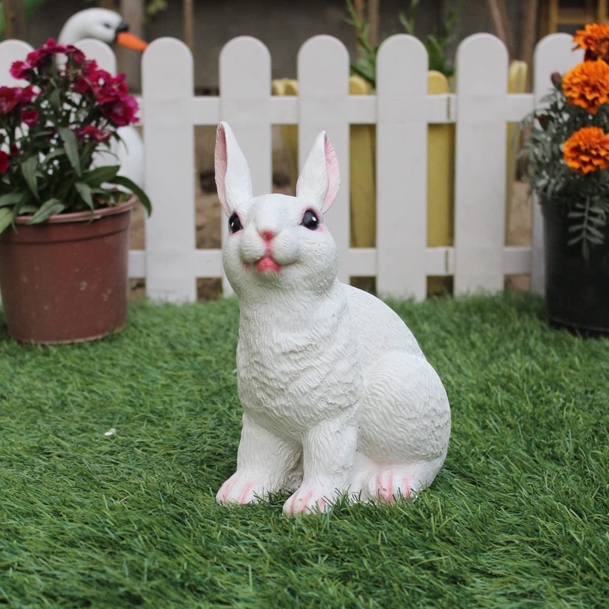Wonderland Resin Cute Standing Rabbit |Medium| | Garden Decor, Garden Statue| | Garden Decor, Home Decor, Baloncy Decoration, gardden Statue | White Color | Can be Put Outside (B0BTD85W85) Amazon Price History, Amazon Price Tracker