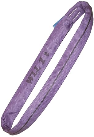 1 Tonne Endless Polyester Webbing Lifting Cargo Round Sling Strap Strop 0.5-6mtr EWL Certified EN1492 CE 3mtr EWL
