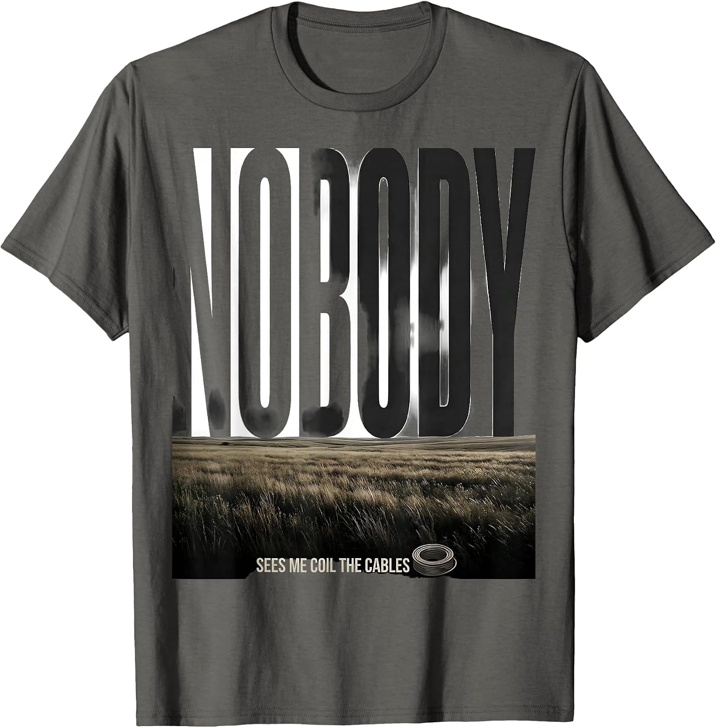 Nobody Sees Me Coil The Cables Funny Christian Worship T-Shirt image 5