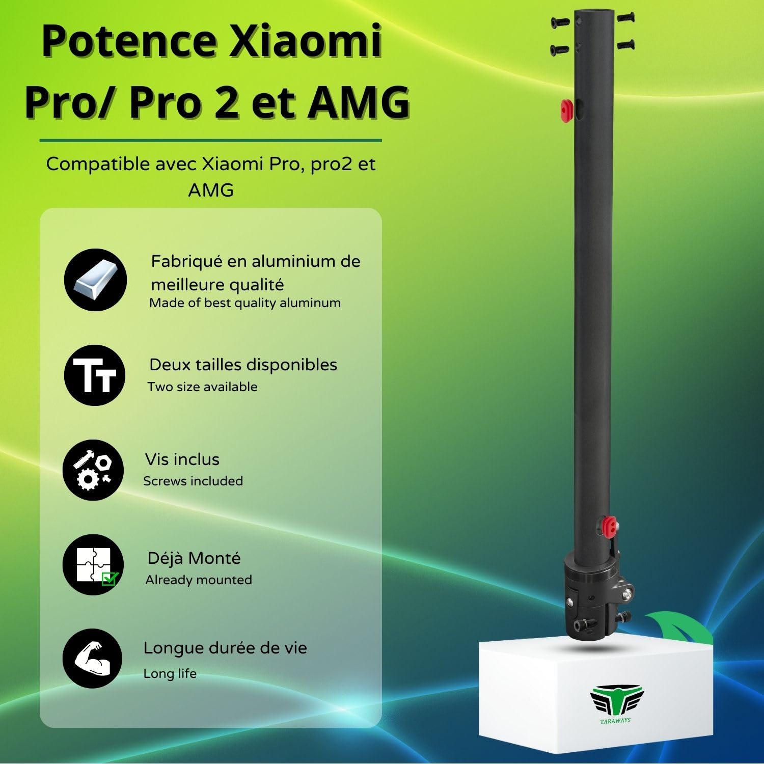 Yungeln Impugnature Manubrio Per Monopattino Elettrico Xiaomi 1S M365 Pro Pro2 Essential - Set 2 Pezzi In Gomma Ergonomica, Antiscivolo