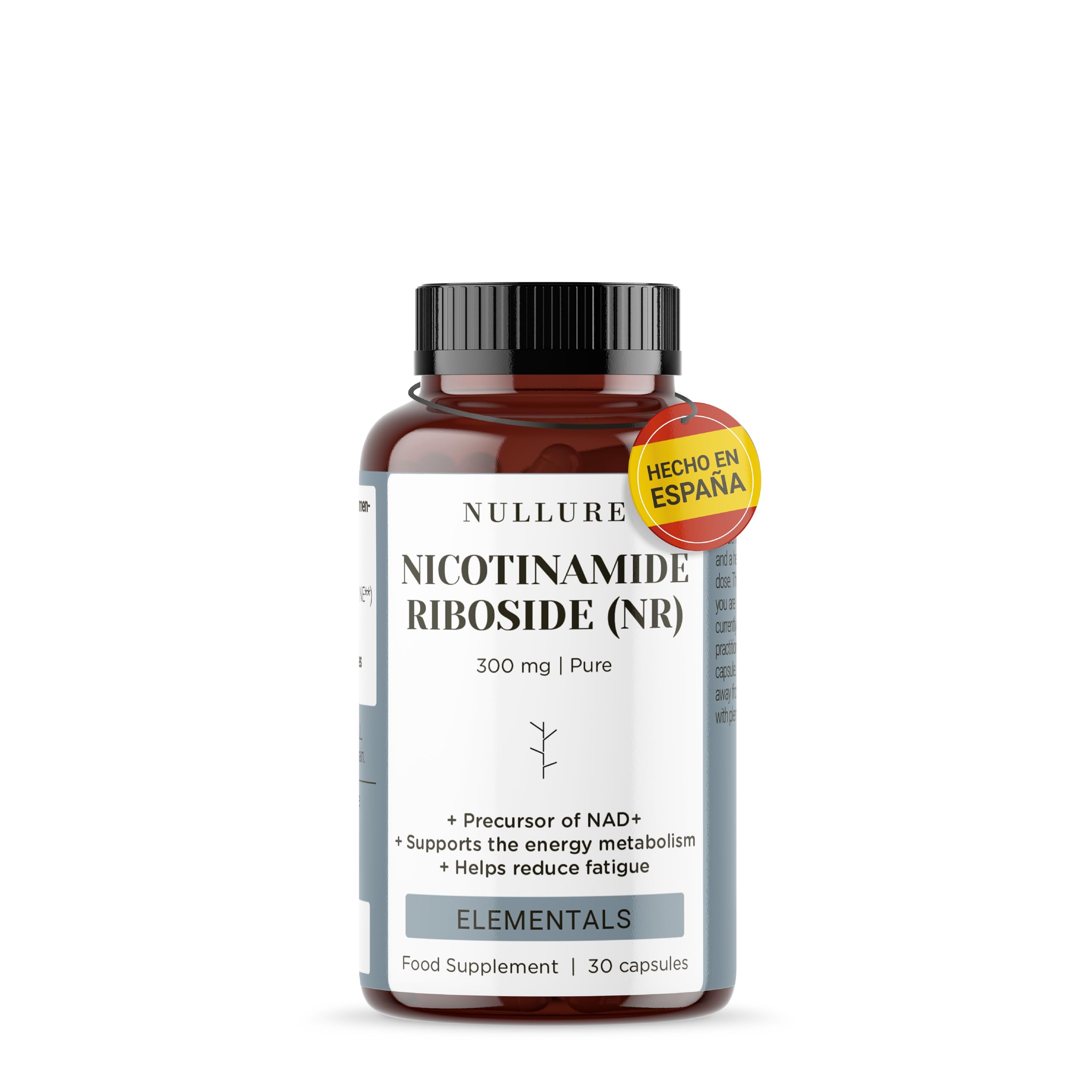 NullureNicotinamide Riboside (NR) | NAD + Precursor | 300 mg | Tested German Laboratory | Vegan | Antifatigue · Anti-Aging · Energy | Alternative NMN | 30 Capsules (1 Month)