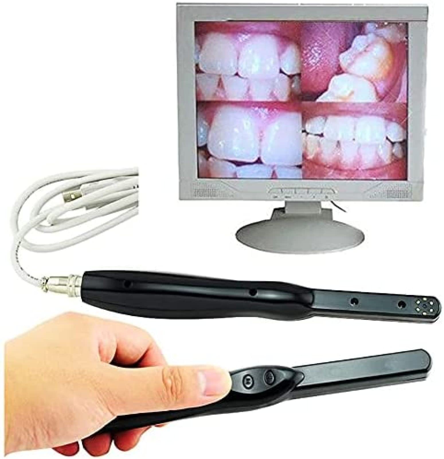Telecamera Orale Dentale, Telecamera intraorale USB 2.0 Immagine Chiara da 6 Megapixel a 6 LED per Dente ortodontico