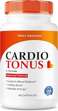 Cardio Tonus CardioTonus Capsules with Natural Ingredients | Premium Formula to Support Energy, Healthy Circulation and Balanced Levels | Easy-to-Take Pills, 30 Day Supply 60 Capsules