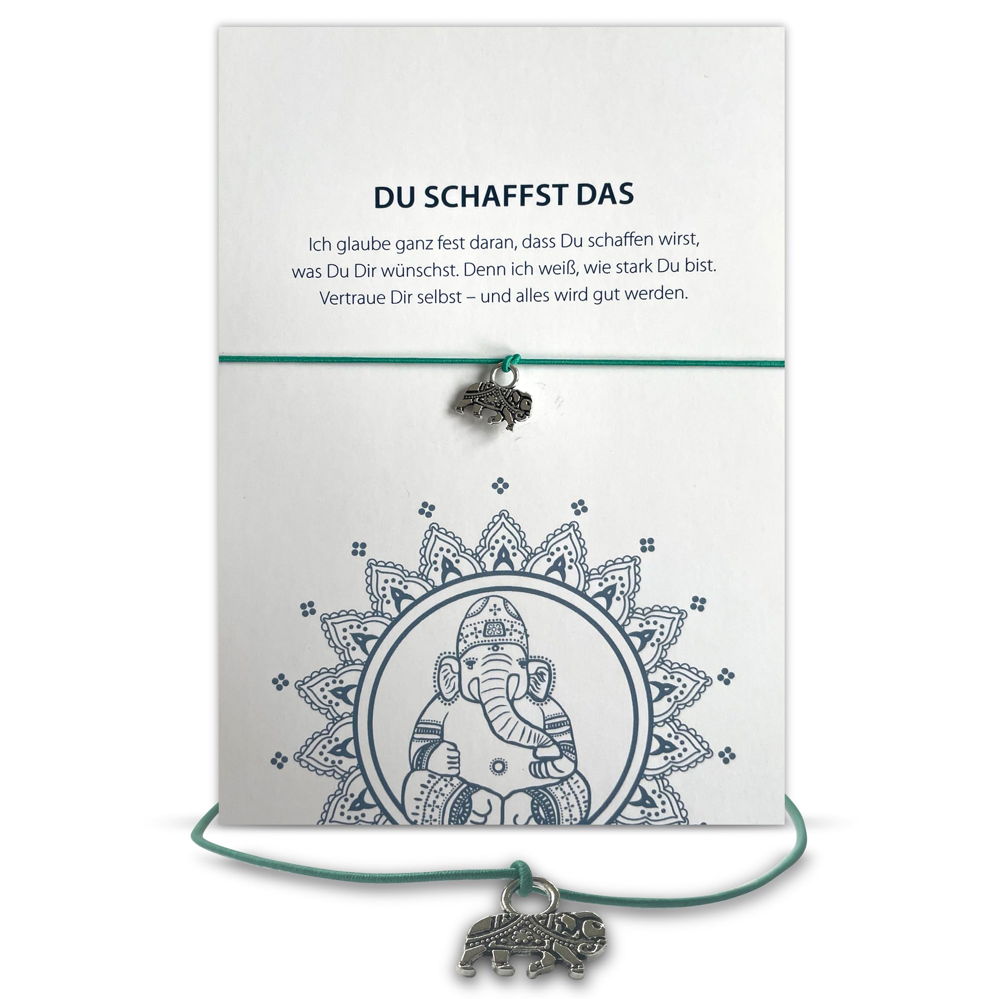 Pulseras Glücksschmiedin de plata con abalorios ajustables 8