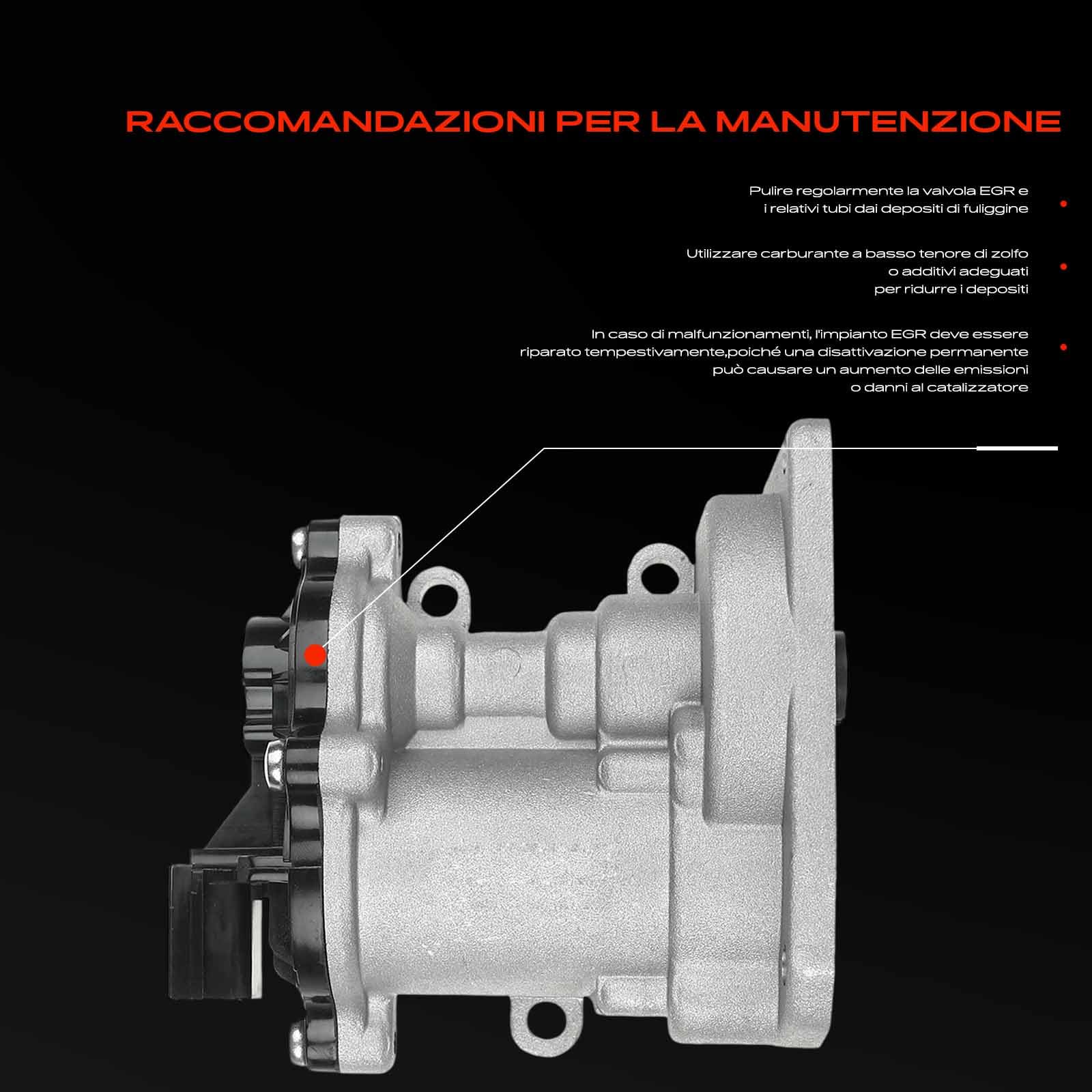 Frankberg Ricircolo dei gas di scarico del radiatore della valvola EGR | 4M5Q9424BE; Compatibile con: Galaxy WA6, Torneo Focus II DA DS FFS, Mondeo IV BA7, Focus II Berlina DB DH FCH