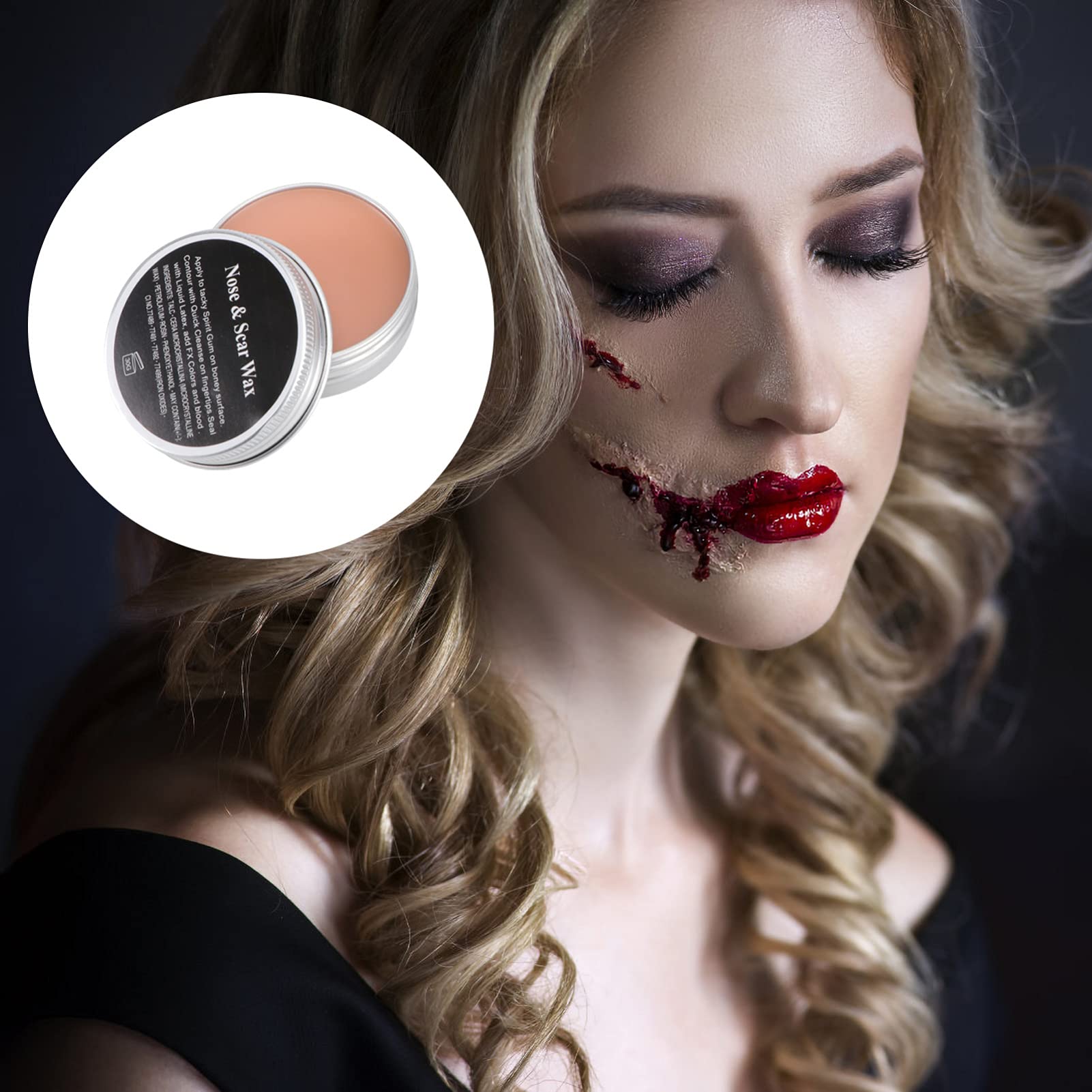 BESPORTBLE Crema De Maquillaje para Dedos Rotos con Cera para Heridas Falsas Herramienta De Maquillaje De Halloween y Disfraces De Halloween