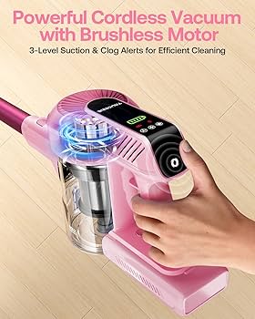 Amazon.com - Cordless Vacuum Cleaner, Self-Standing 40Kpa 45Mins Amazon.com - Cordless Vacuum Cleaner, Self-Standing 40Kpa 45Mins