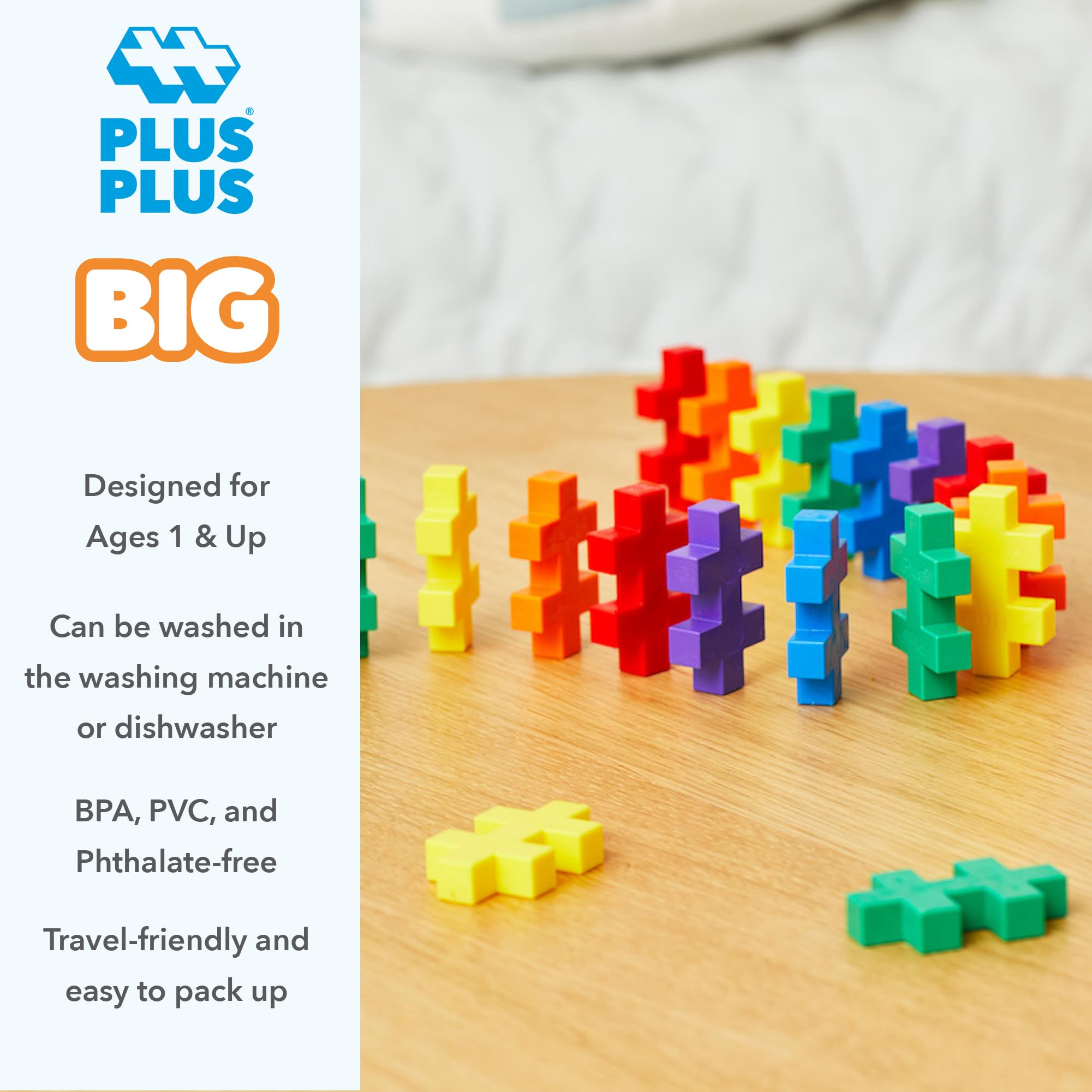 Plus-Plus 3231 ++Plus Plus Bausteine Stecksystem 600 Teile Kindergarten Qualität