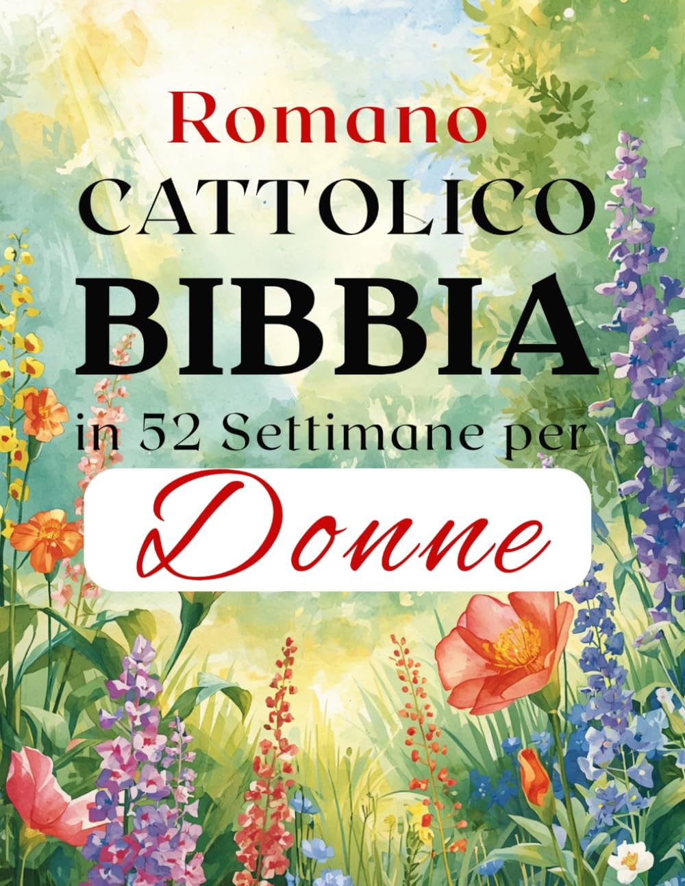 Romano Cattolico Bibbia in 52 Settimane per Donne: Superare l'ansia, scoprire la propria identità in Cristo e leggere l'intera Bibbia attraverso la lettura settimanale delle Scritture e la preghiera