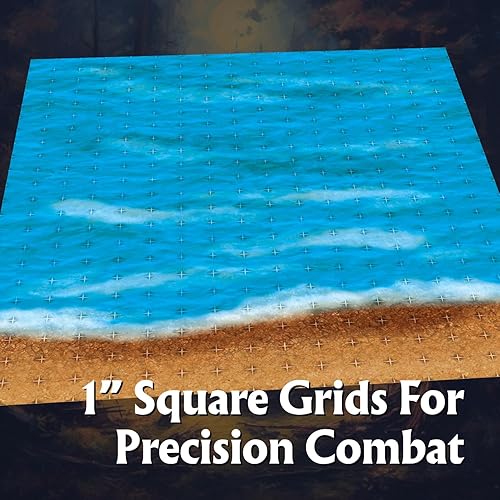 Miniatura 4 de Arcknight The Wild Outdoors - Mapas de batalla para juegos de rol; 16 mapas modulares RPG en 8 páginas de doble cara, cuadrícula cuadrada de 1