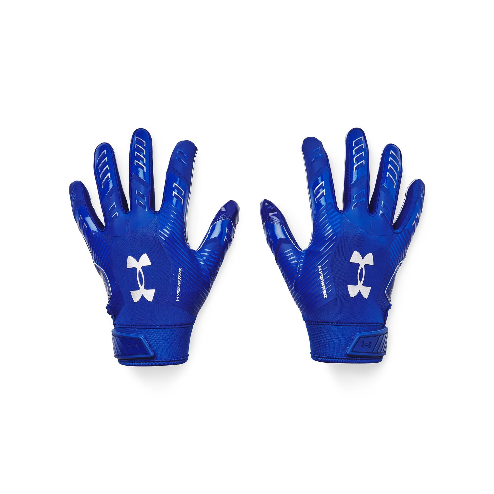 Under Armour - Mens F9 Nitro Football Gloves, Color Royal (400), Size: XX-Large