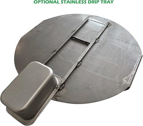 Miniatura 15 de LavaLock Rejilla plana superior para UDS 55 galones tambor ahumadores placa de parrilla también se adapta a Weber Smokey Mountain 22 pulgadas WSM