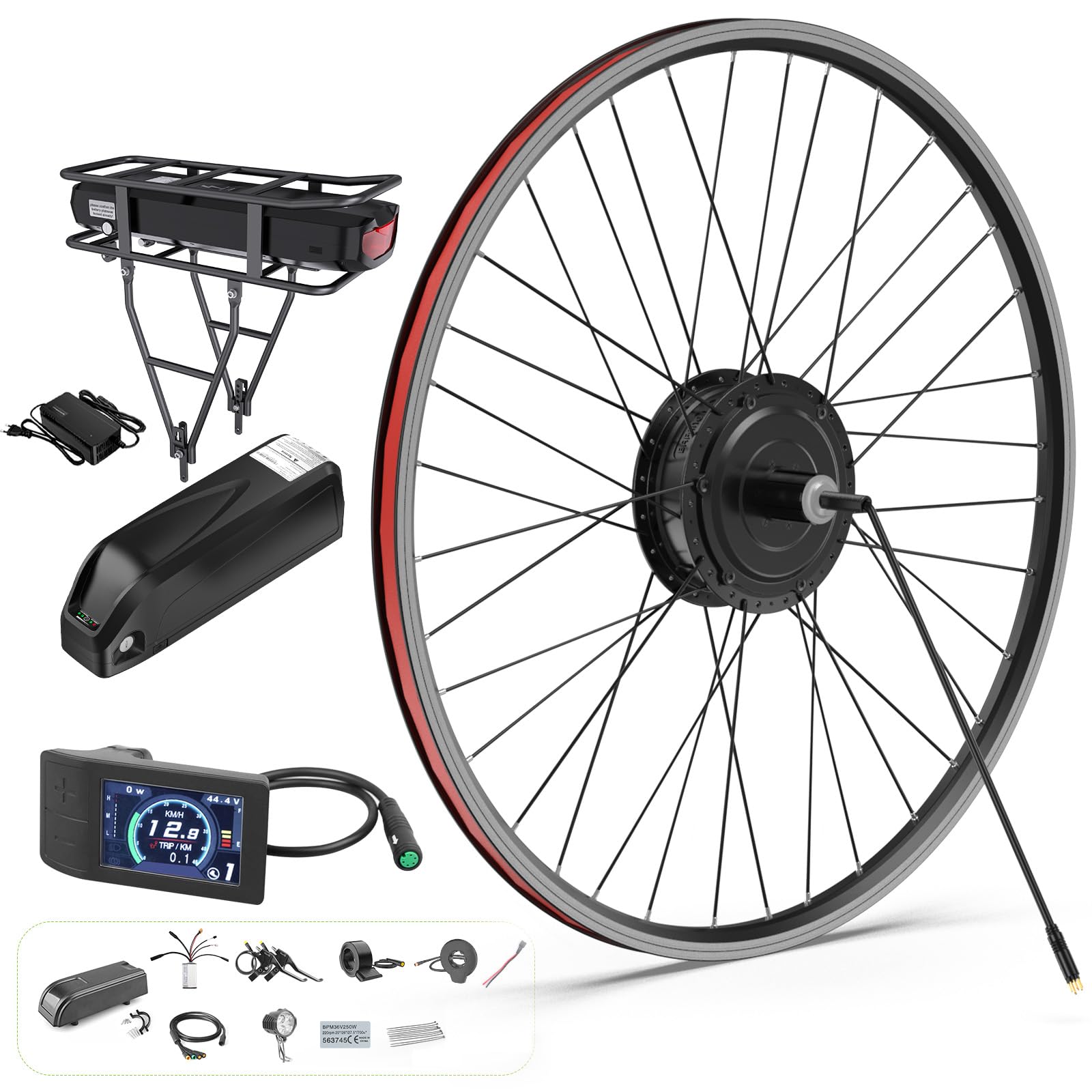 Amazon.com: BAFANG 48V 500W Rear Hub Motor Kit Electric Bicycle