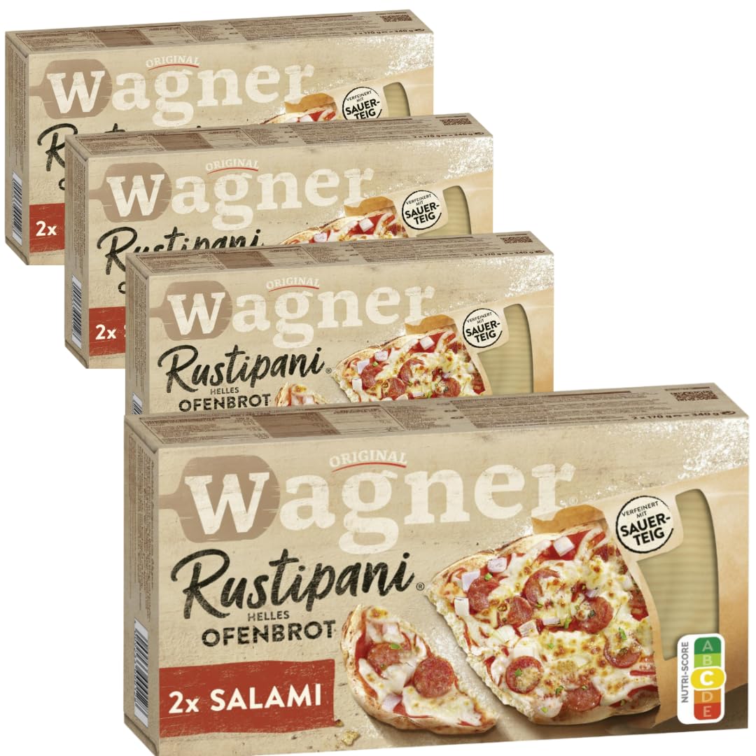 Original Wagner Rustipani Salami 170 Gramm x 4 Stück