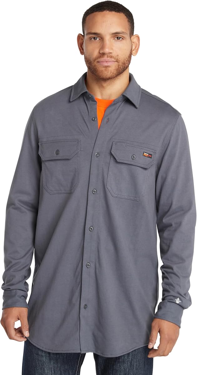 Timberland PRO FR Cotton Core Button Front Shirt