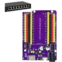 Universal ESP32 Breakout Board - Wi Fi Module, Project Wireless Module | 38 Pin Purple ESP32 S Development Microcontroller, Multifunctional WI Wireless Extension Board for IO T Development