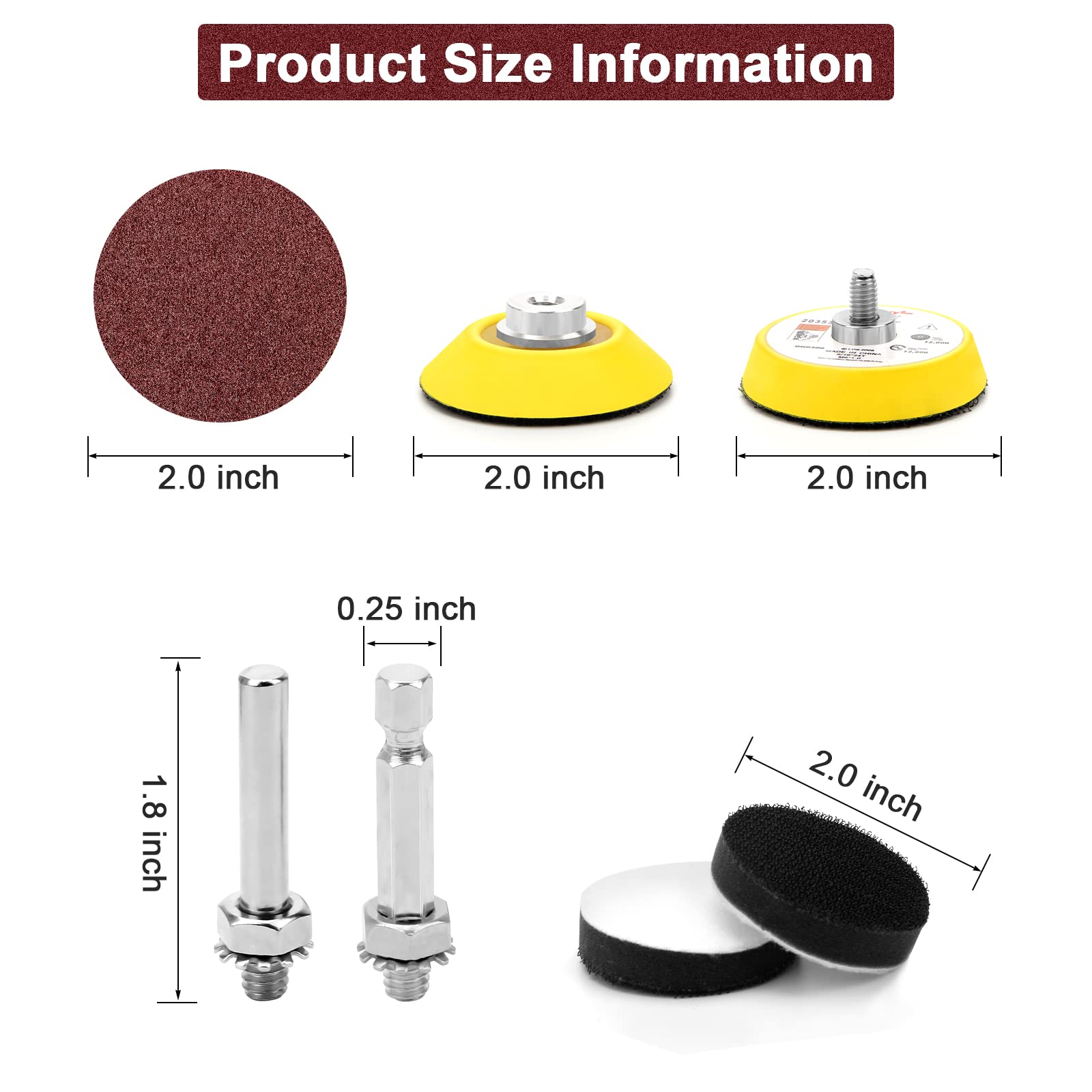Windspeed 240+8 Pcs Sanding Discs Pad Kit - Image 3