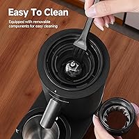 Vista 8 de AAOBOSI Coffee Grinder, Cordless Coffee Bean Grinder with 60 Grind Settings,Conical Burr Coffee Grinder Suitable for Indoor Home,Office & Outdoor