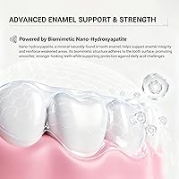 Vista 5 de Pasta de dientes con 7.5% hidroxiapatita – Fortalece el esmalte, protege las encías y refresca el aliento – Sin fluoruro, ideal para dientes