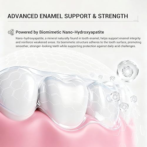 Miniatura 5 de Pasta de dientes con 7.5% hidroxiapatita – Fortalece el esmalte, protege las encías y refresca el aliento – Sin fluoruro, ideal para dientes