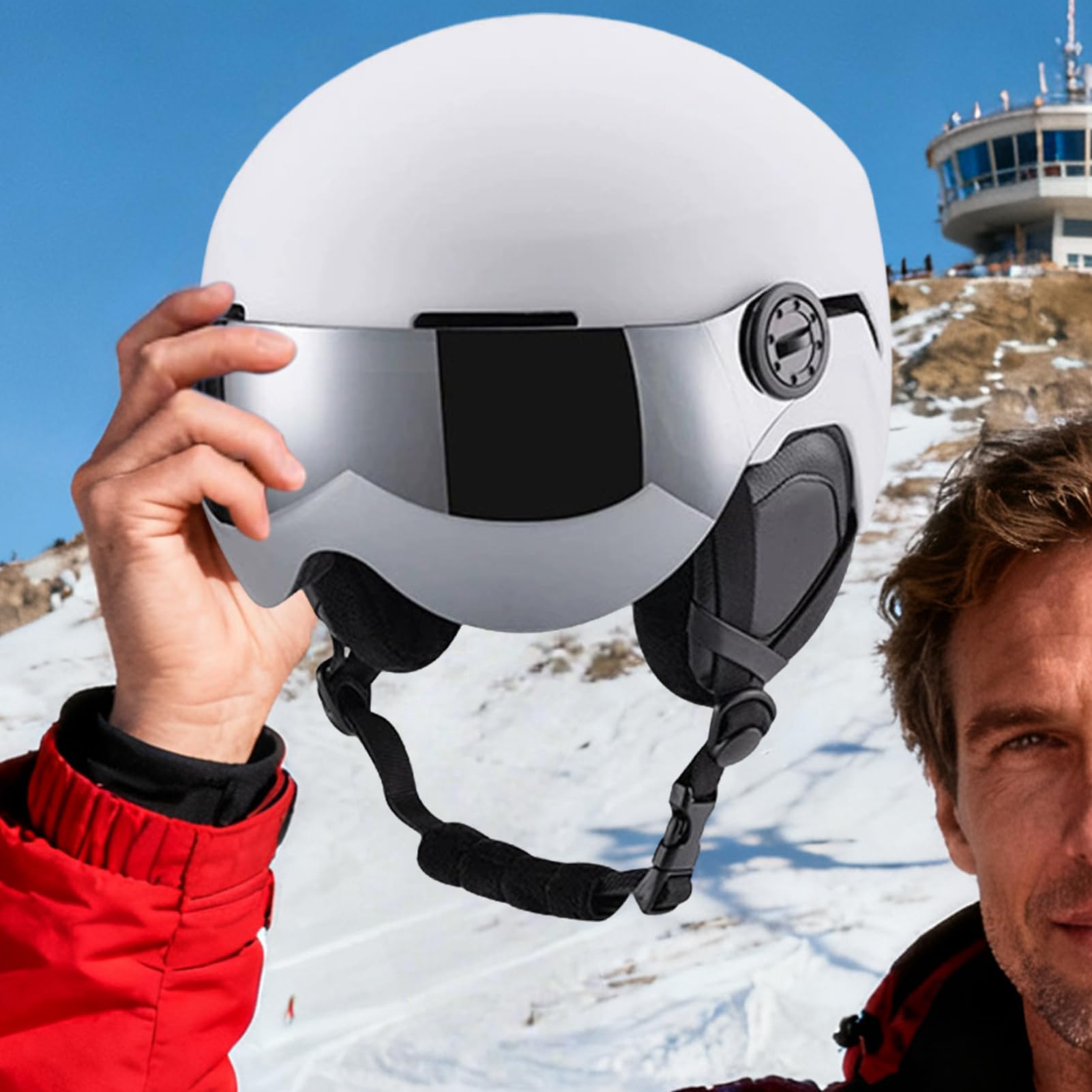 Snowboardowy Wentylowane gogle czapka sprzęt snowboardowy | narciarski i gogle zimowe Dla Kobiet, Młodzieży, Dorosłych, Narciarza, Snowboardzisty, Zjazdu, Sportów Outdoorowych