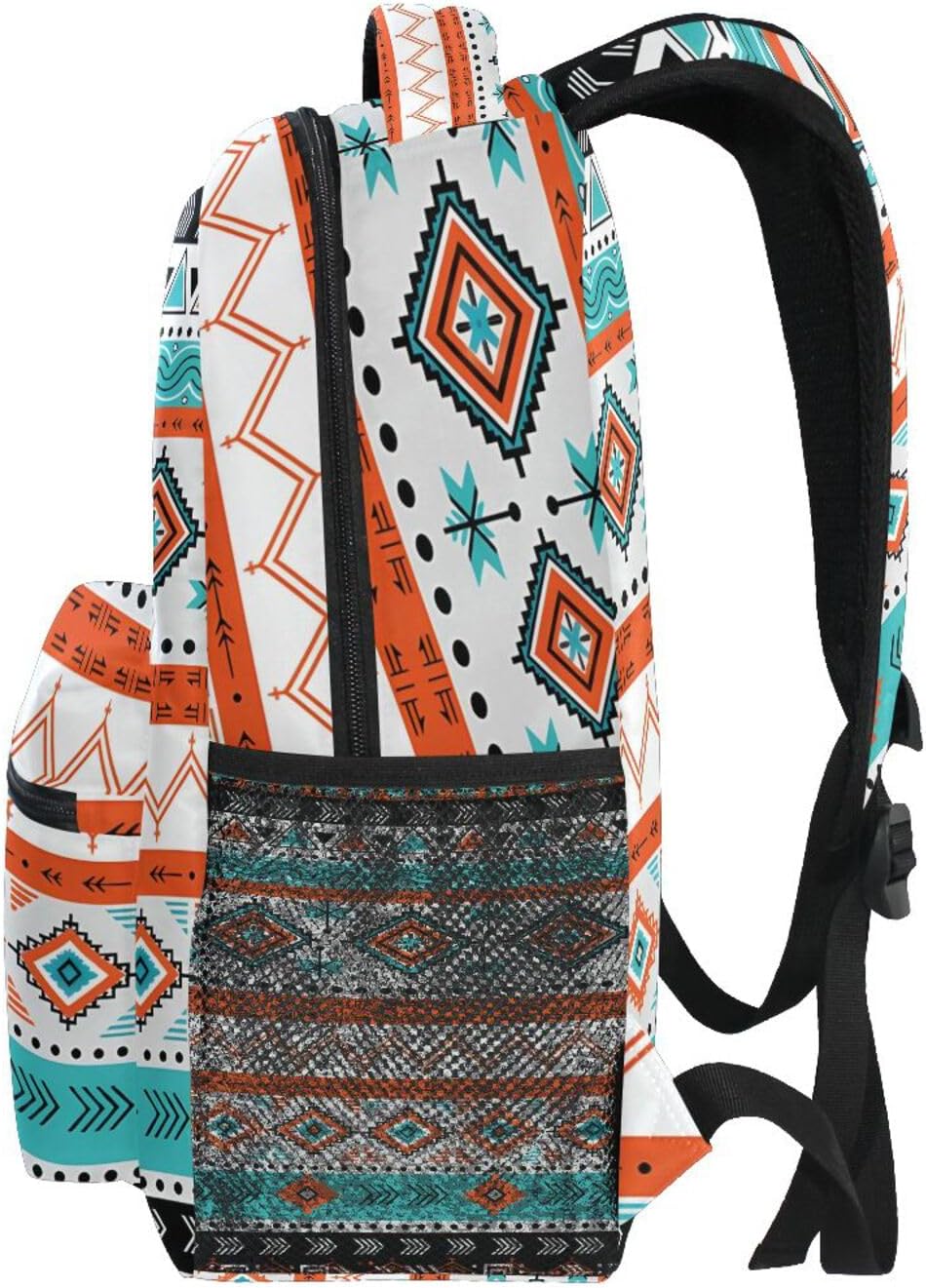 AUUXVA Ethnic Aztec Geometric Backpack Travel School Shoulder Bag for Kids Boys Girls Women Men - Image 3