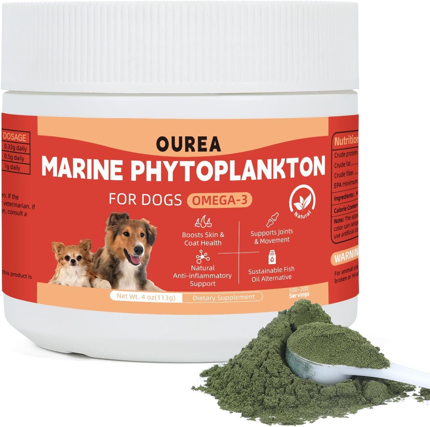 pure nannochloropsis phytoplankton for dogs starter size