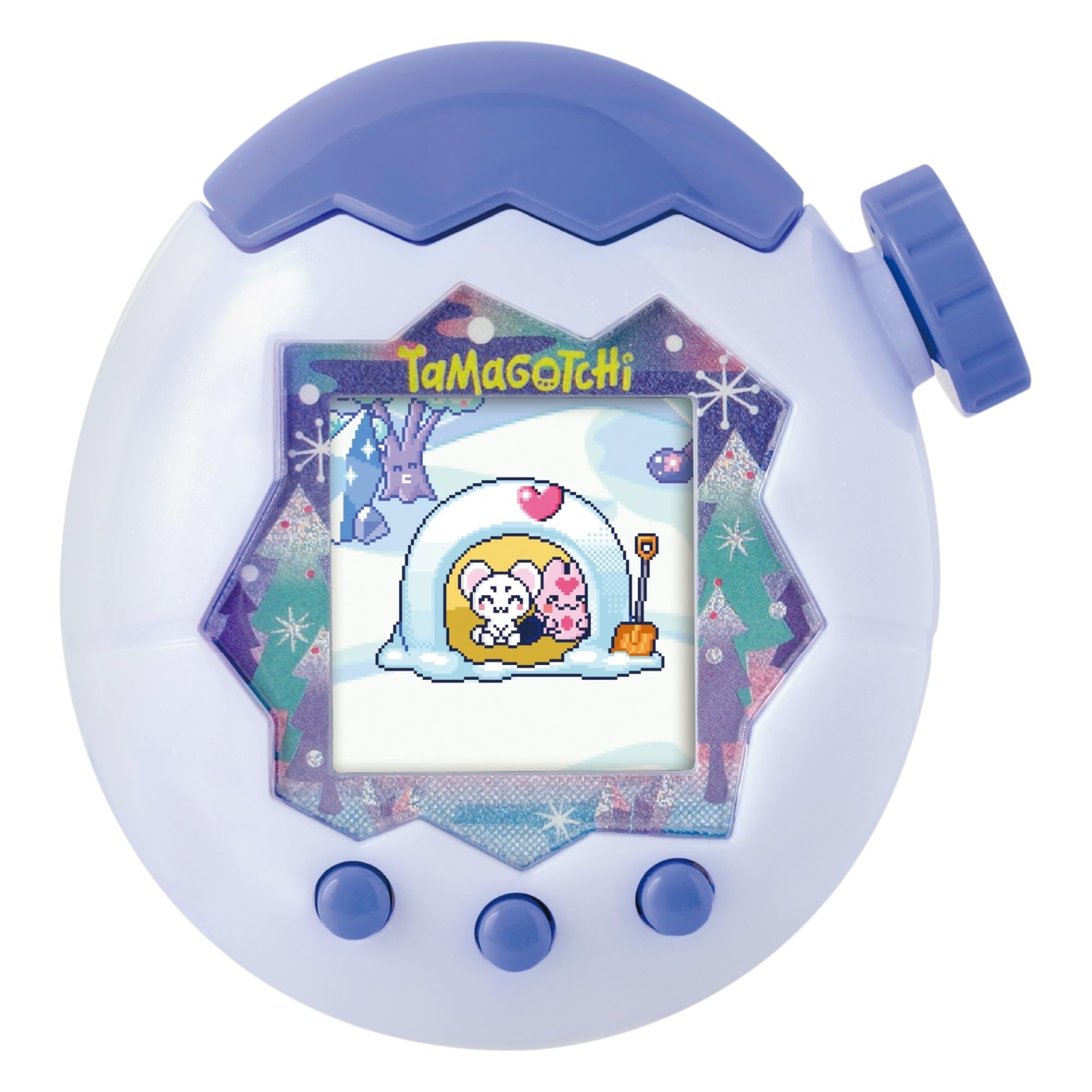 TAMAGOTCHI Paradise Digital White Glacier Shell | Evolved Electronic Pet Toy With Zooming Worlds | Bandai Tamagotchi Paradise Virtual Pets For Kids And Adults Make Fun Gifts For Girls And Boys
