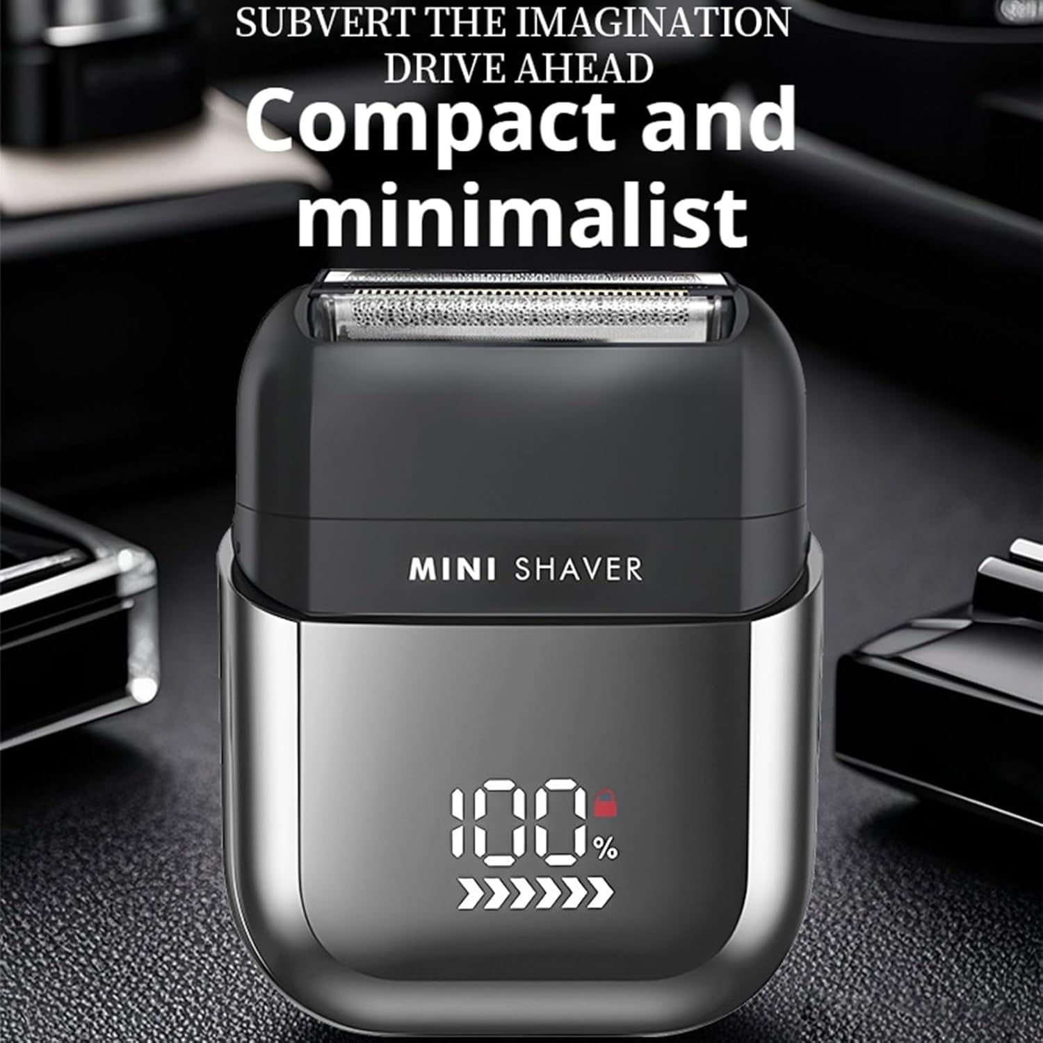 Electric Foil Shavers for Men，Smooth & Close Electric Razor for Men with Pop Up Trimmer，IPX7 Waterproof-Wet Dry Shaving-Travel Lock-LED Digital Display (Silver)
