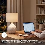 Signature Design by Ashley Wardmont Modern Glam Ceramic Table Lamp, White