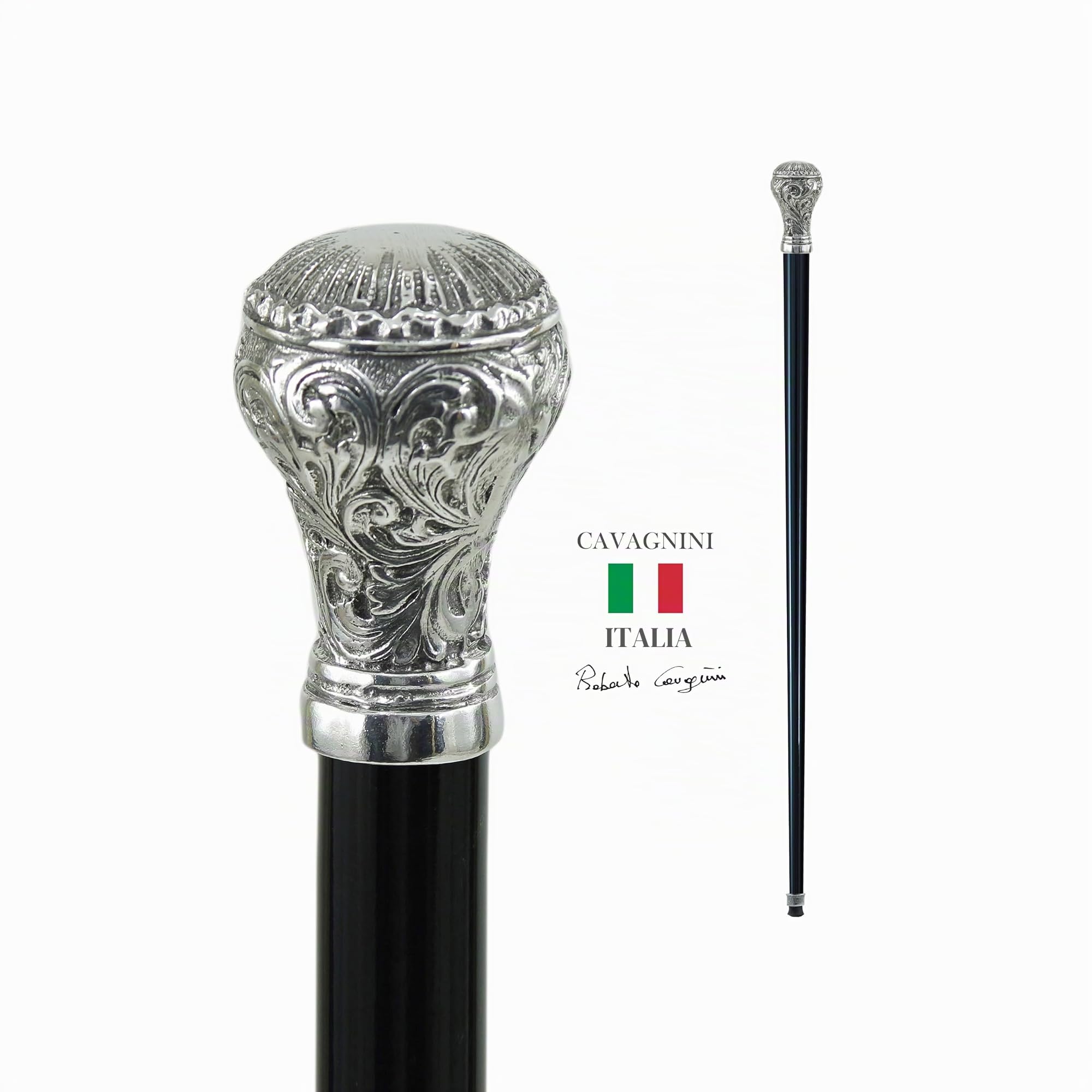 Bastón de Paseo Elegante Modelo Dandy, Personalizable con Grabado