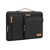 MOSISO 360 Protective Laptop Case 16 inch, 15-15.6 inch Laptop Sleeve Compatible with MacBook Pro 16, HP, Acer, Dell, Lenovo, ASUS, Side Open Carrying Case with 4 Zipper Pockets&Handle, Black