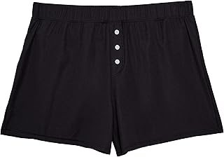 Thinx Ultra-Soft Period Underwear, Overnight Sleep-Shorts Leakproof, Holds Up to 12 Regular Tampons*, Period Underwear for Women, Reusable & Controls Odor, Black, S