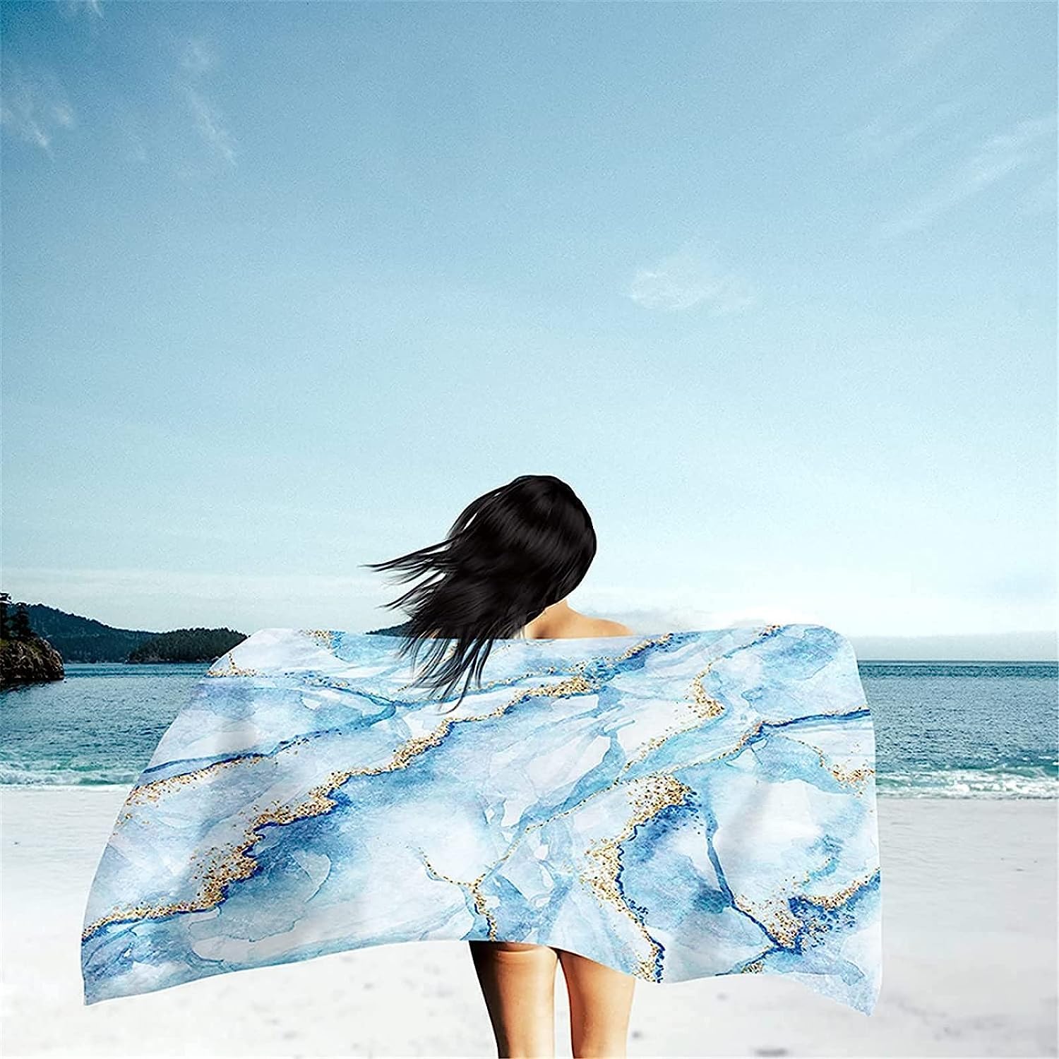 Serviette De Plage Enfant Art Abstrait Séchage Rapide Imprimé 3D ‎Absorbante Durabilité Gothique Squelette Drap De Plage Serviette De Bain pour Sauna Surf Voyage 150 X 200 Cm -9C0D-L4Y