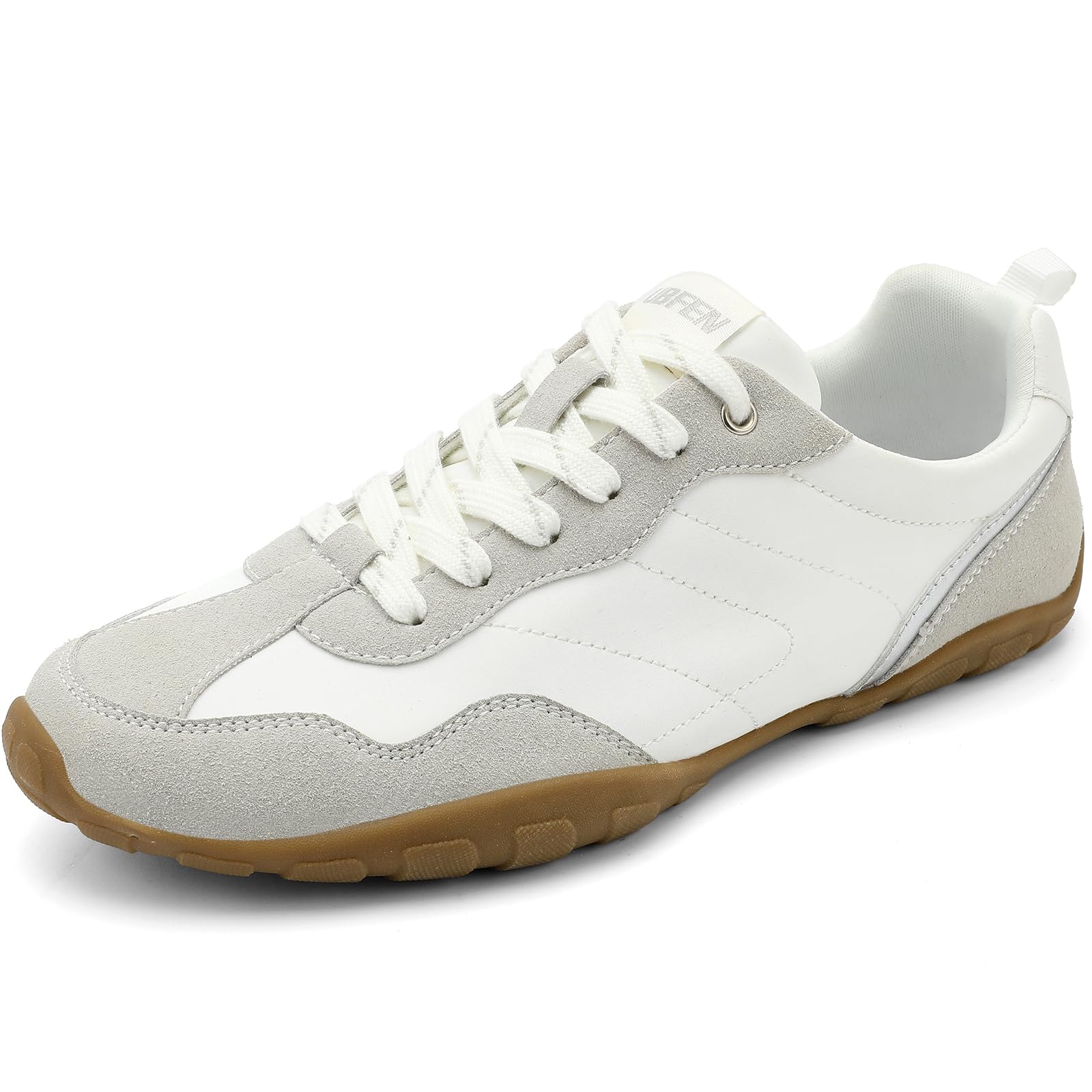 UBFEN Womens Retro Fashion Sneakers Trendy Zero Drop Neutral Tennis Shoes | Laces Up, Lig…