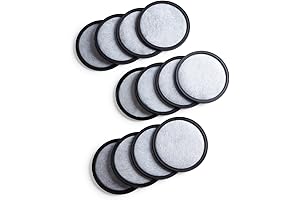 12-Pack Premium Activated Charcoal Water Filter Replacement Discs for Mr. Coffee Makers