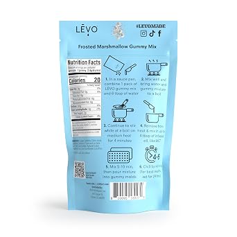 LEVO Gummy Mix 3 Pack Bundle - Orange Creamsicle, Grape Soda, Frosted Marshmallow - Make Your Own Infused Gummies - Each Bag Makes 64 Gummies - 3 Pack
