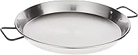 Vista 1 de Garcima Olla para paella de acero al carbono Pata Negra de grado restaurante, 16 pulgadas, 40cm