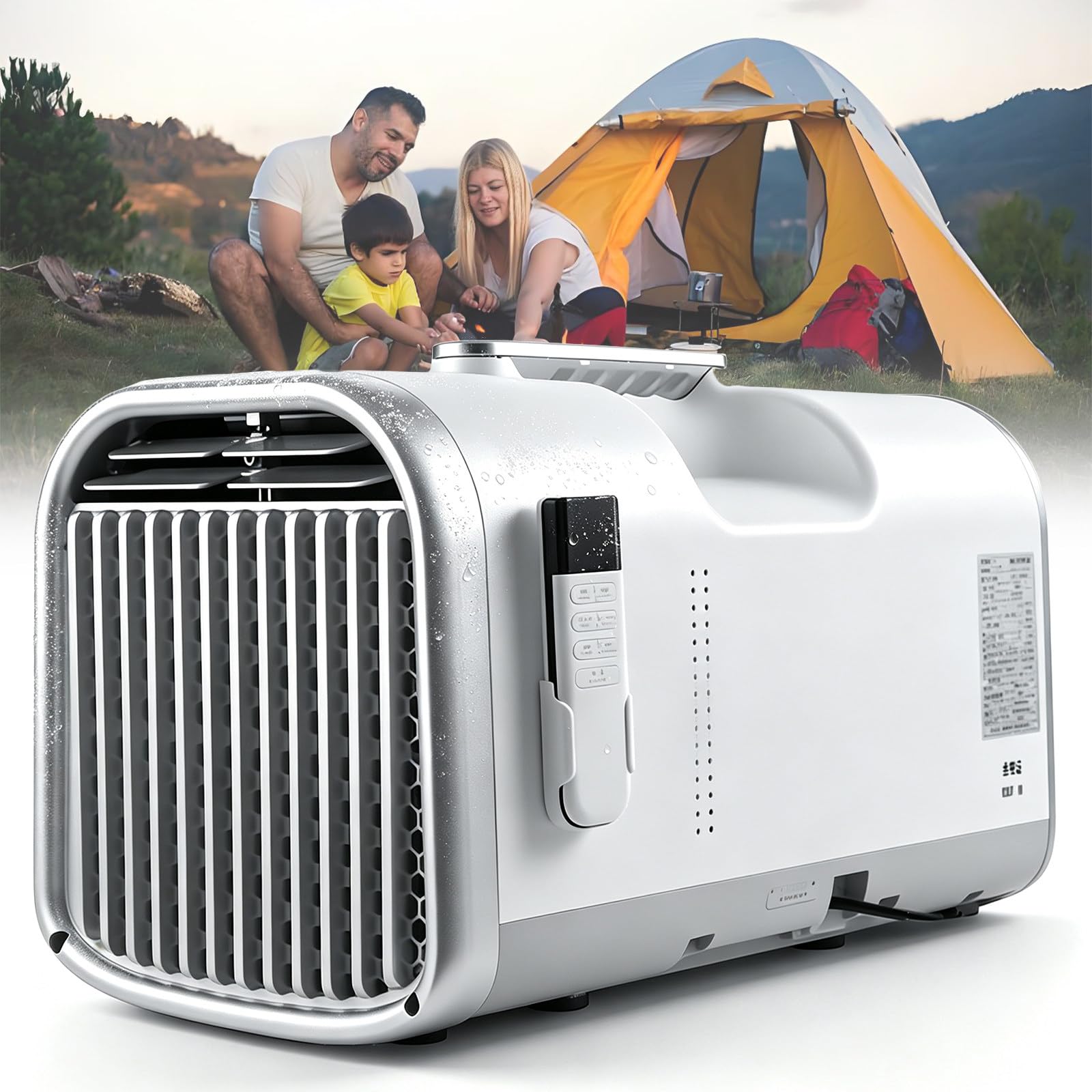 Fablestoryem 220 V Mini Portable Air Conditioner, Mobile Air Cooler 5100BTU