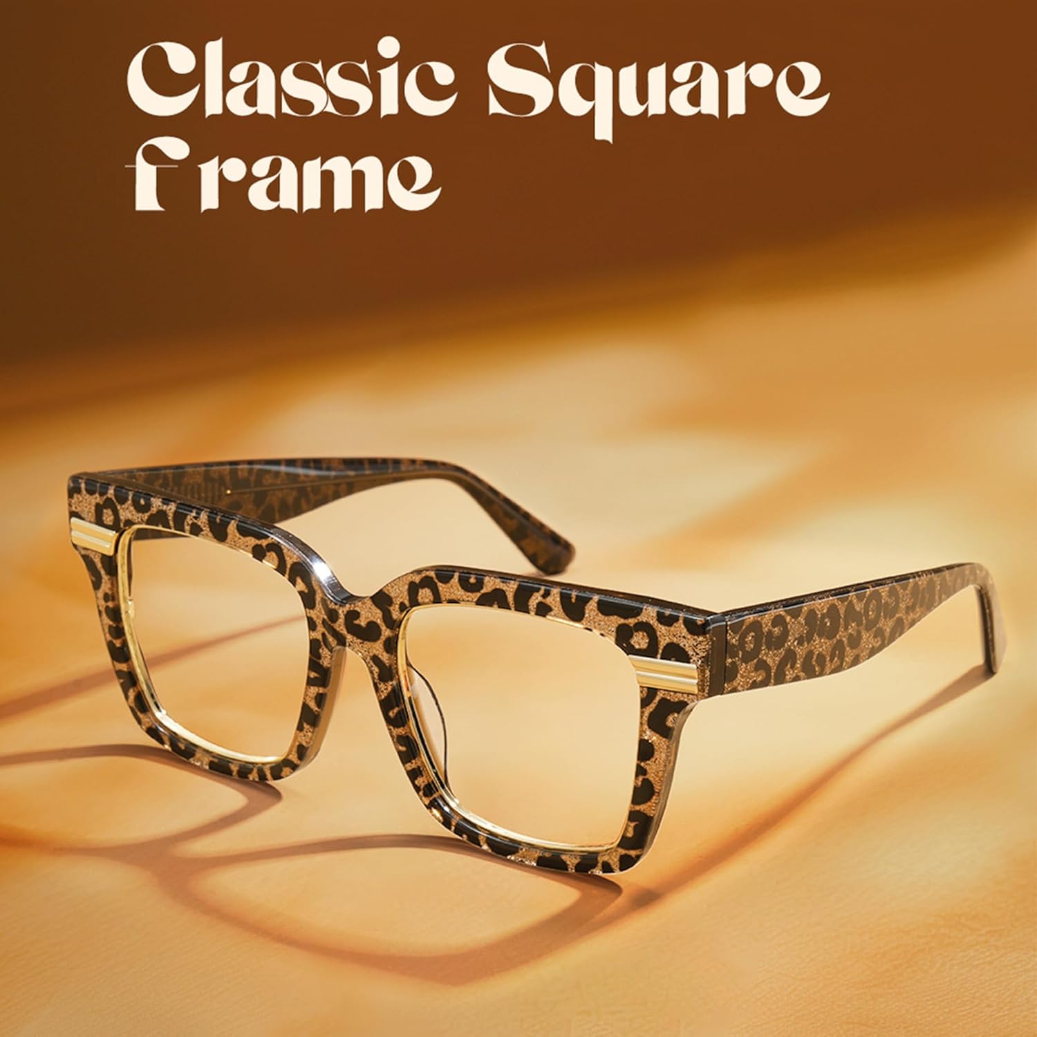 Zeelool Glasses Frame for Women, Personality Fit Glasses Eyeglasses with Non-prescription Clear Lenses Taylor ZJGX799757