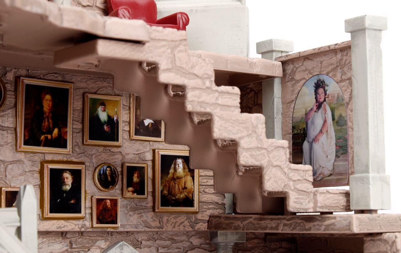 Nano Metalfigs Nanoscene Harry Potter Gryffindor Tower Collectors Environment with 2 Exclusive Figures (32 Piece)